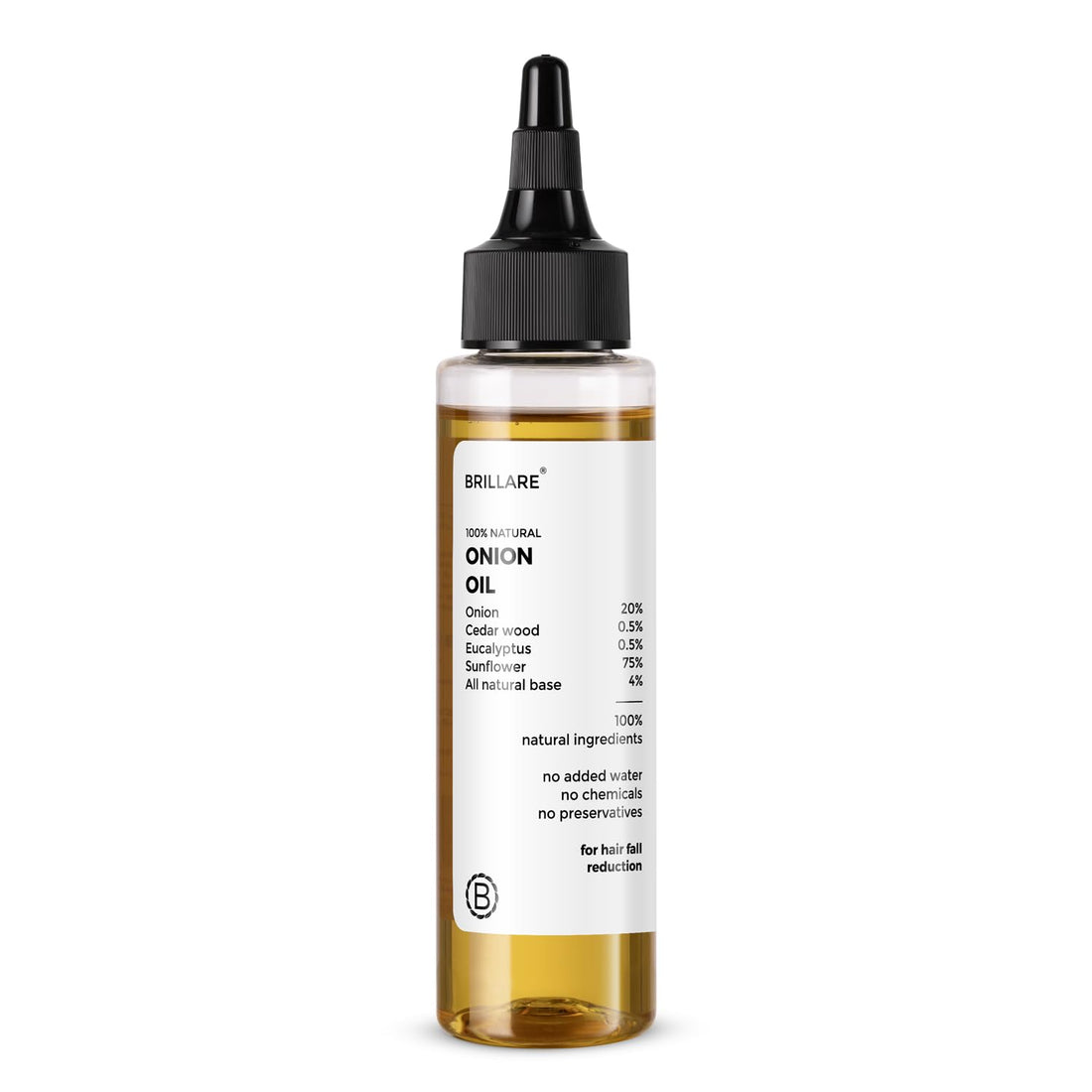 Brillare - Onion Hair Oil For Hair Fall Reduction 100ml - Nexus hair