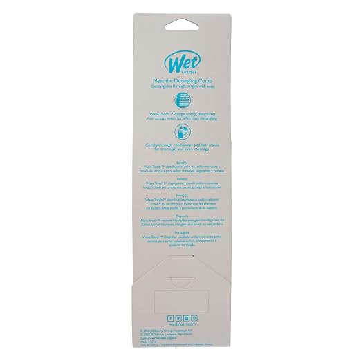 Wet Brush - Basin Comb Pink