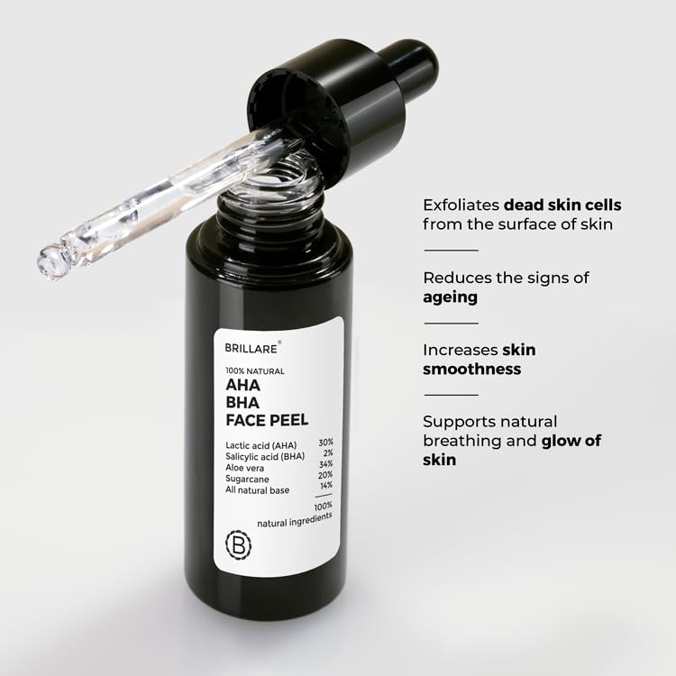Brillare - AHA BHA Exfoliating Face Peeling Solution 30ml - Nexus hair