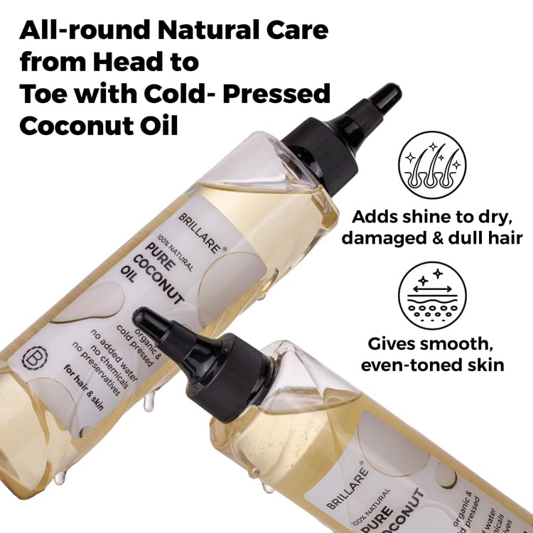 Brillare - Pure Coconut Oil 200ml - Nexus hair