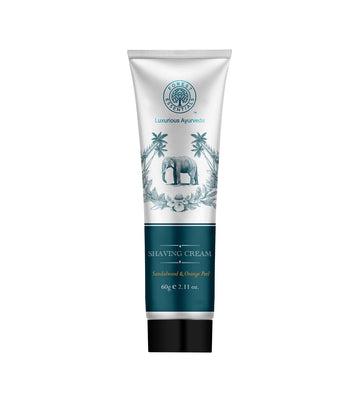 Forest Essentials - Sandalwood & Orange Peel Shaving Cream 60g