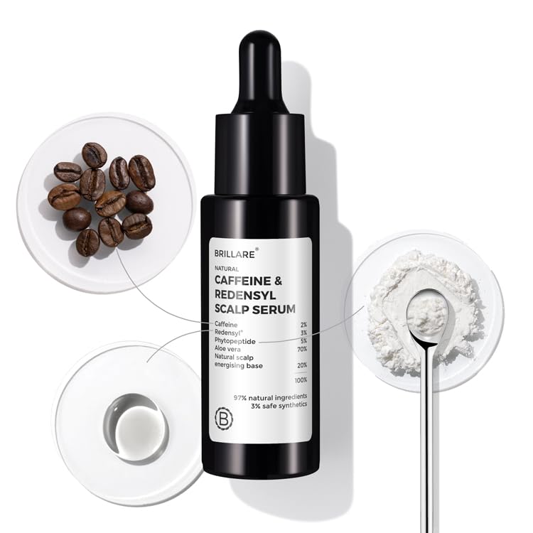 Brillare - Caffeine & Redensyl Scalp Serum For Hair Growth 30ml - Nexus hair