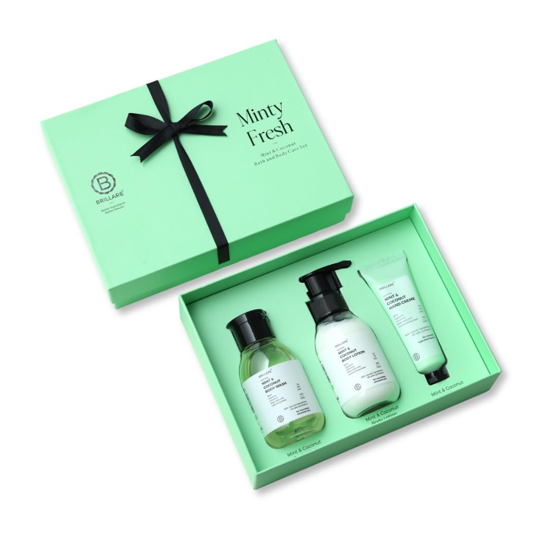 Brillare - Minty Fresh Gift Set - Size: 100ml + 100ml + 30g - Nexus hair