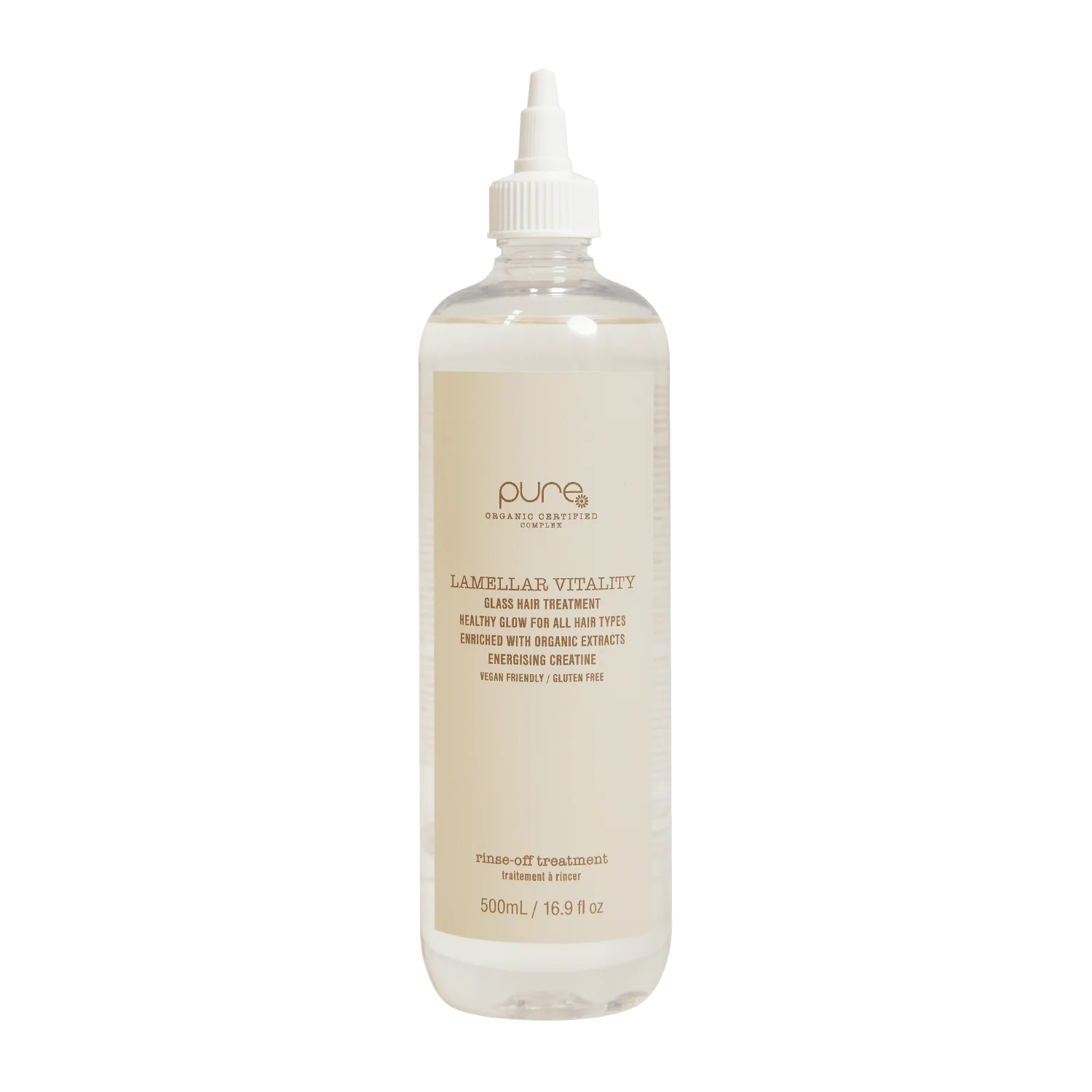 Pure Organic - Lamellar Vitality Glass Hair Rinse Treatment 500ml
