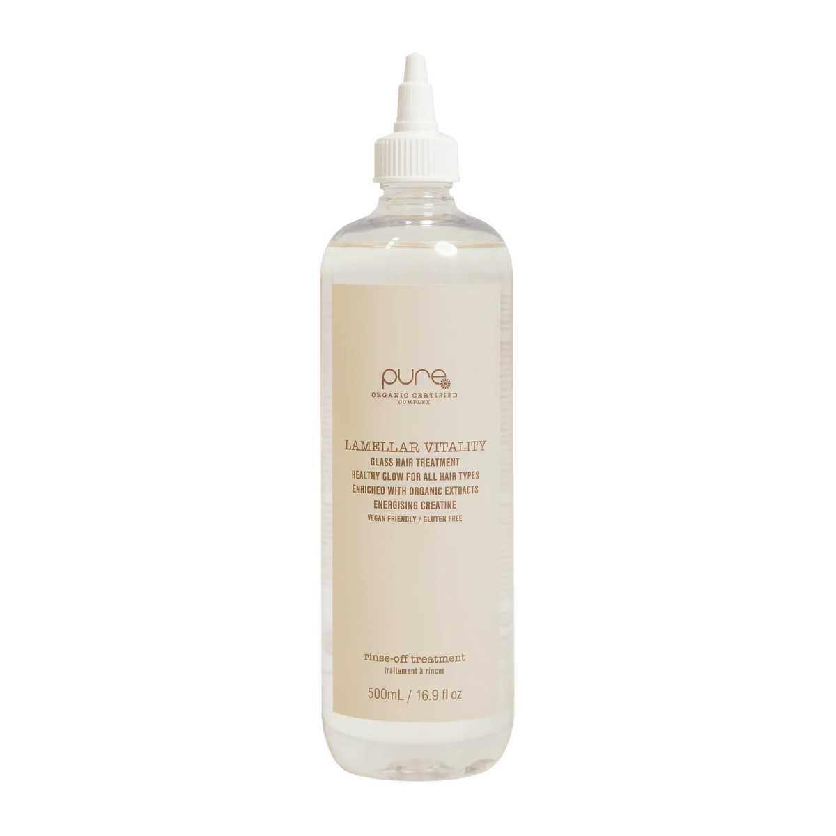 Pure Organic - Lamellar Vitality Glass Hair Rinse Treatment 500ml
