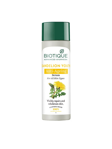 Biotique Bio Dandelion Visibly Ageless Lightening Sustainable Serum 190ml