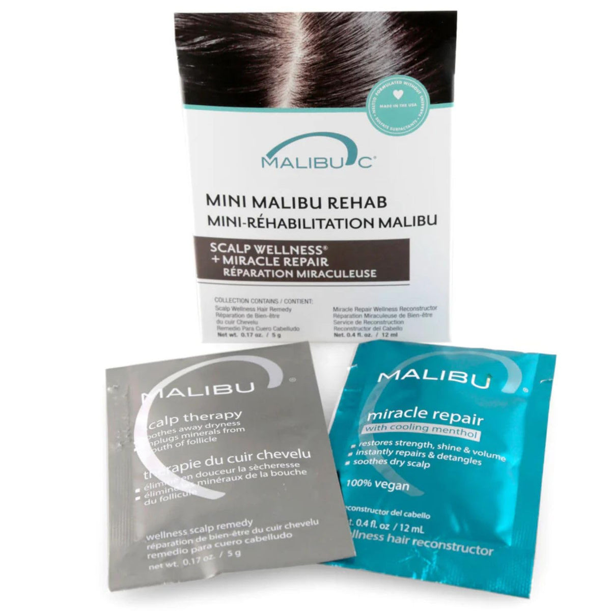 Malibu C - Scalp Mini Rehab 2pc