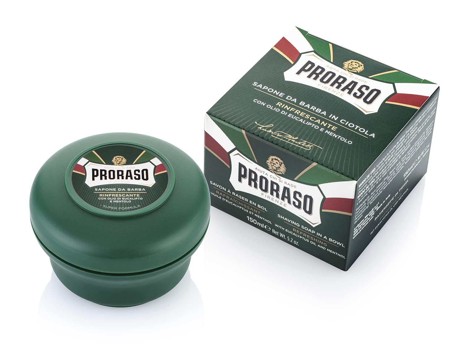 Proraso - Refreshing Shaving Soap Bowl Green 150ml