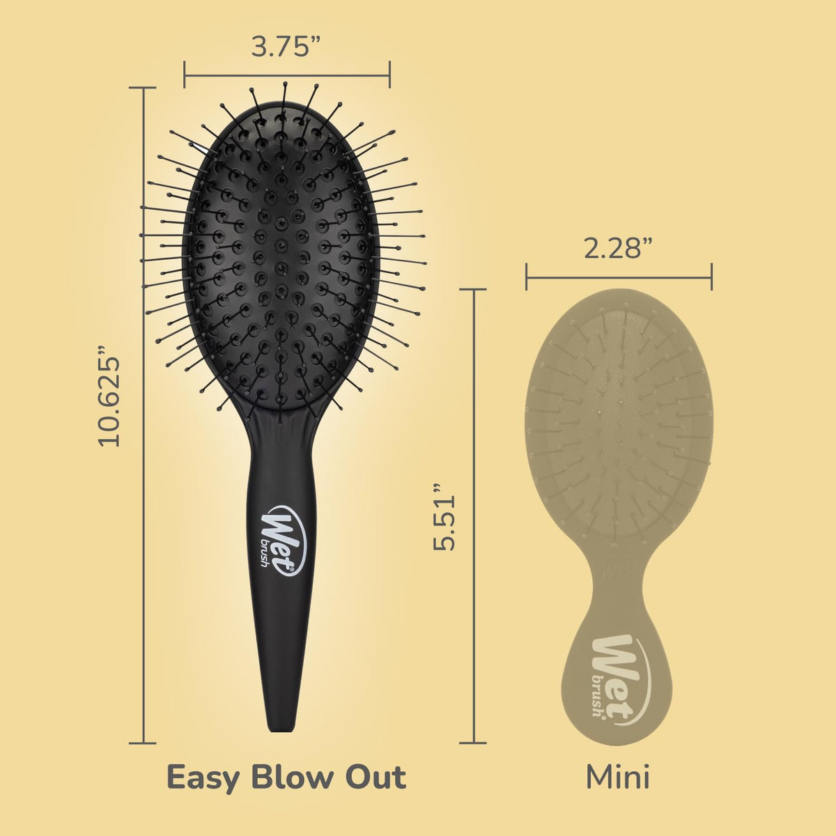 Wet Brush - Easy Blow Out Brush Black