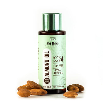 Nat Habit - Pure Rogan Badam Almond Oil 50ml