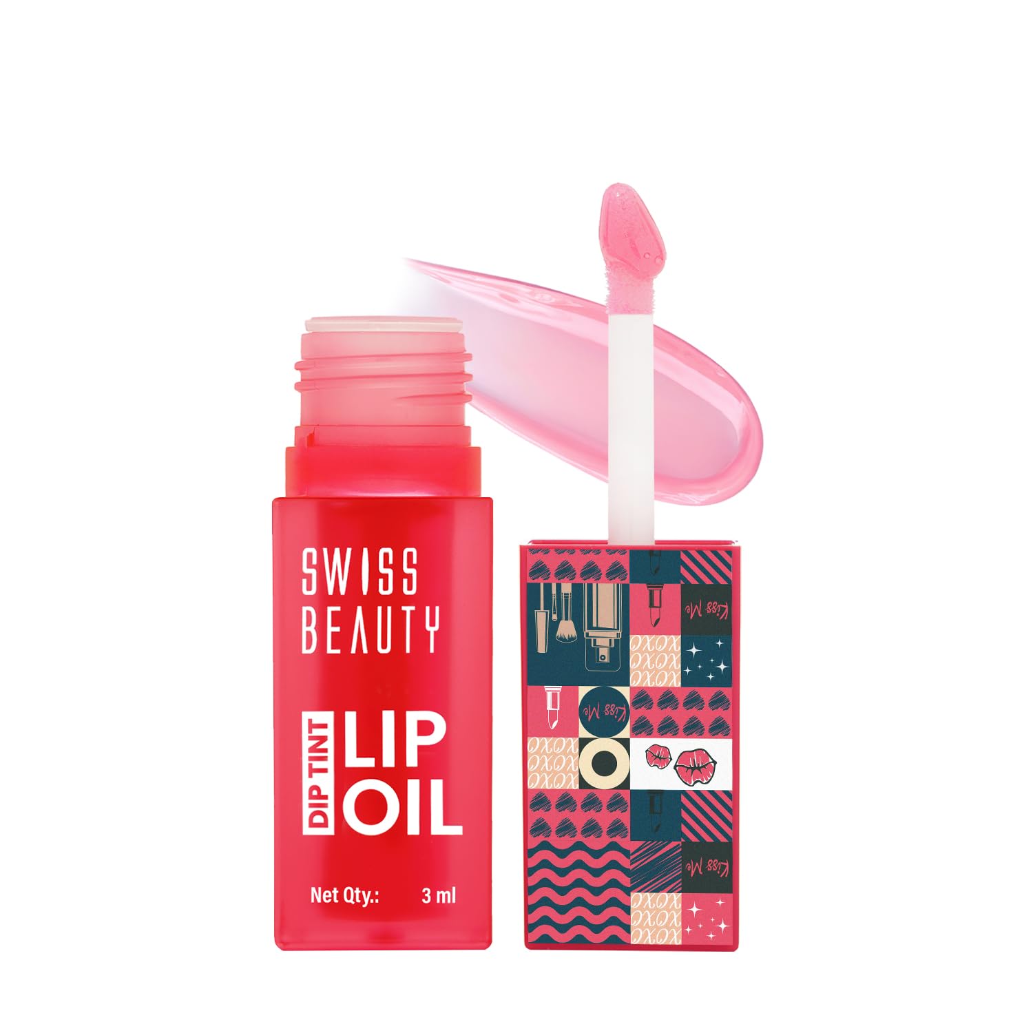 Swiss Beauty - Dip Tint Lip Oil Shade No. 02 Dragon Fruit