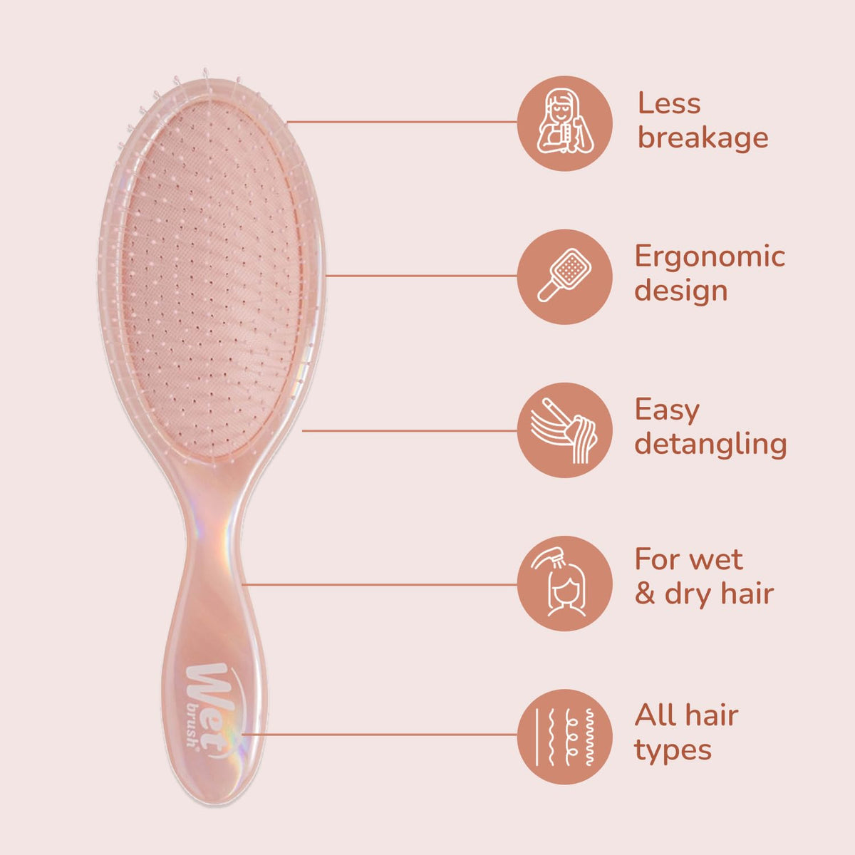 Wet Brush - Iridescence Detangler Bronze