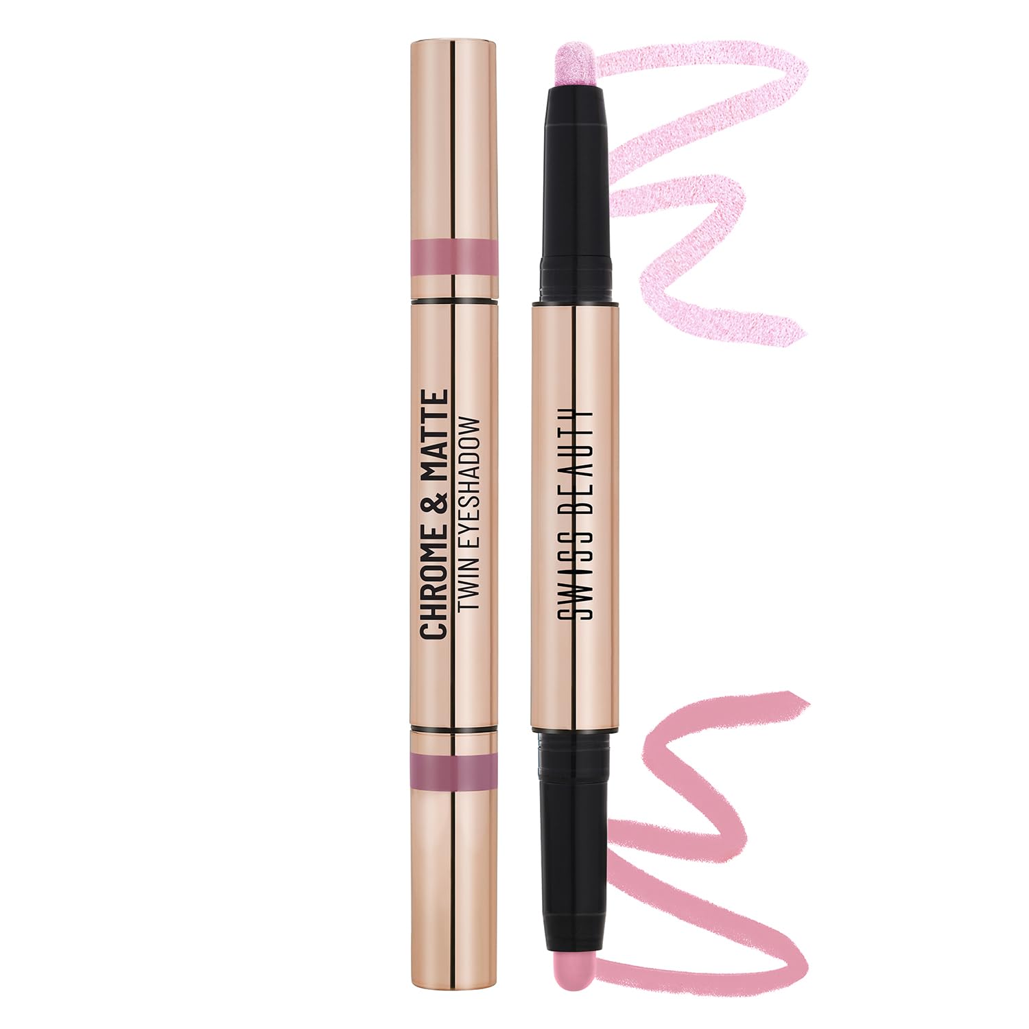 Swiss Beauty - Chrome & Matte Twin Eyeshadow  Shade No. 04 Autumm break