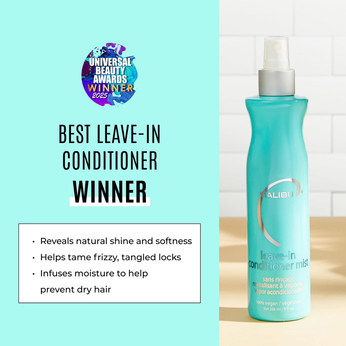 Malibu C - Leave-In Conditioner Mist 266ml