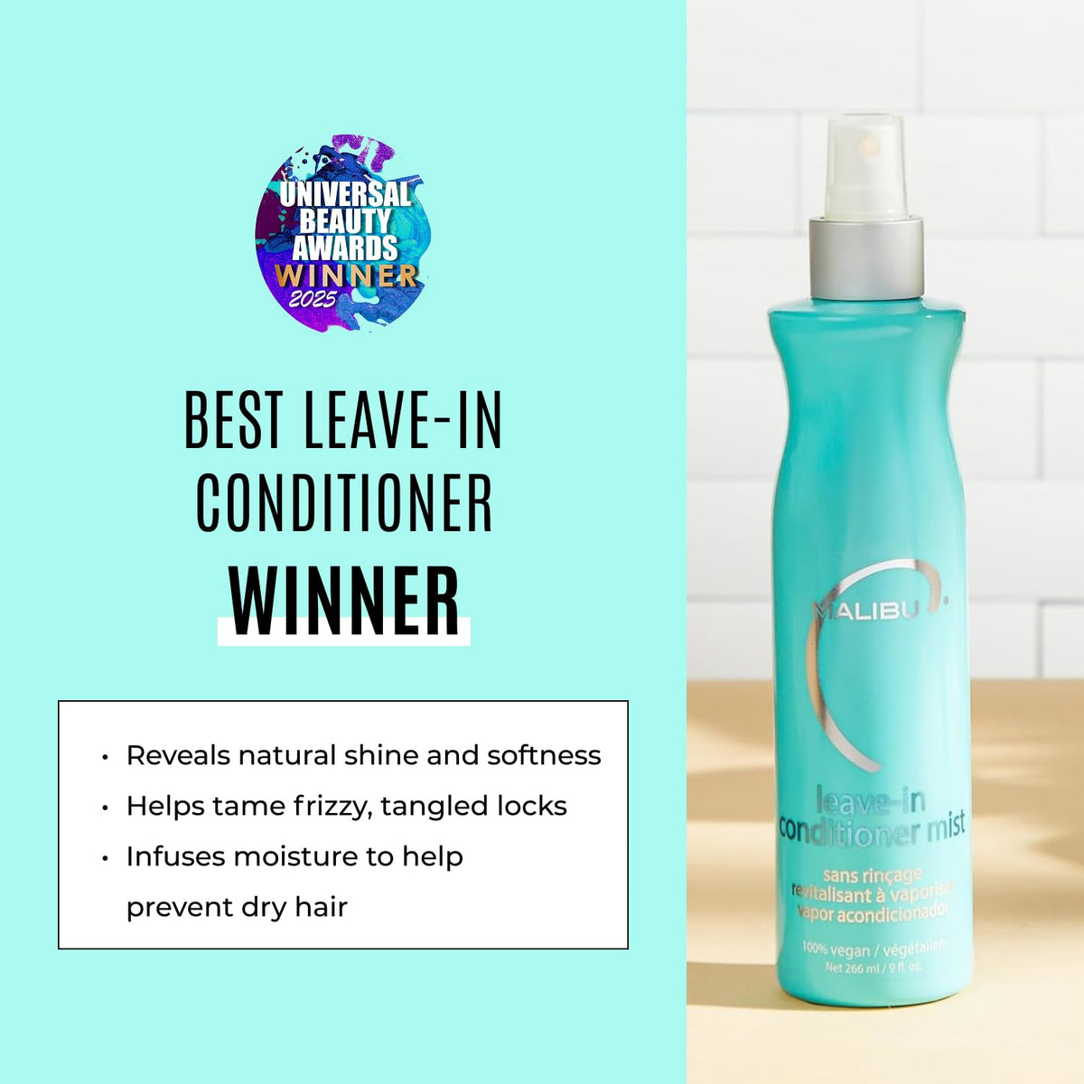 Malibu C - Leave-In Conditioner Mist 266ml