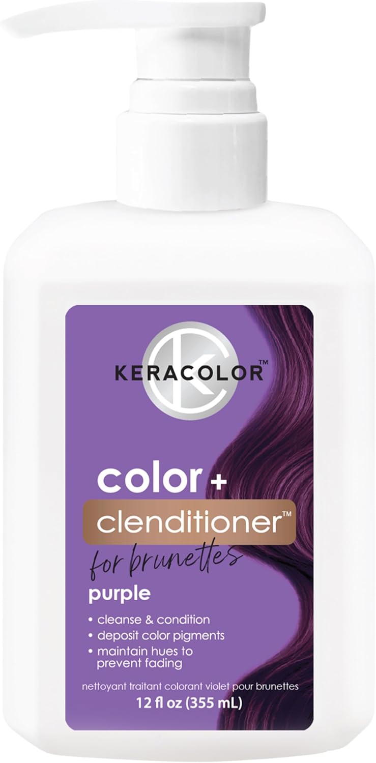 Keracolor - Color + Clenditioner Brunette Purple 355ml