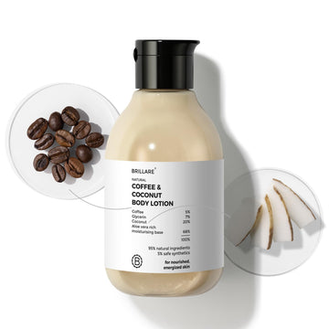 Brillare - Coffee & Coconut Body Lotion For Energized & Moisturised Skin 200ml - Nexus hair