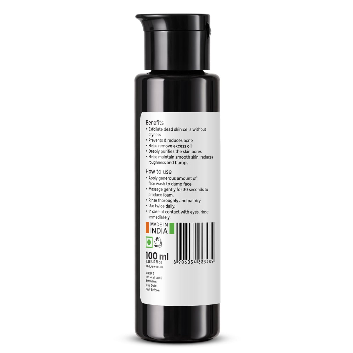 Brillare - 2% Salicylic And 3% Lactic Acid Face Wash For Acne Prone Skin 100ml - Nexus hair