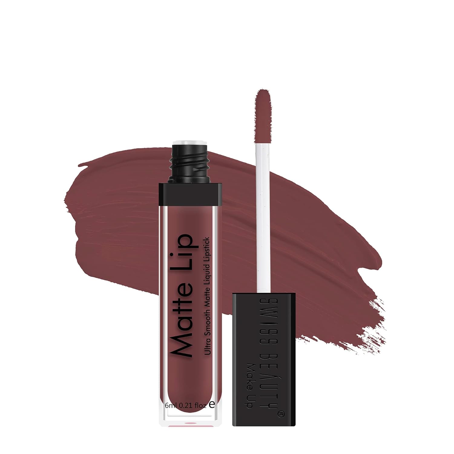 Swiss Beauty - Matte Lip Liquid Lipstick Shade No. 10 Cookie