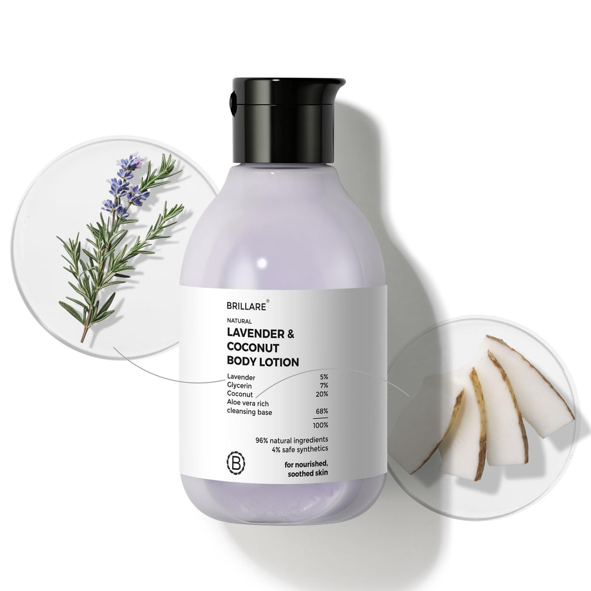 Brillare - Lavender & Coconut Body Lotion 200ml - Nexus hair