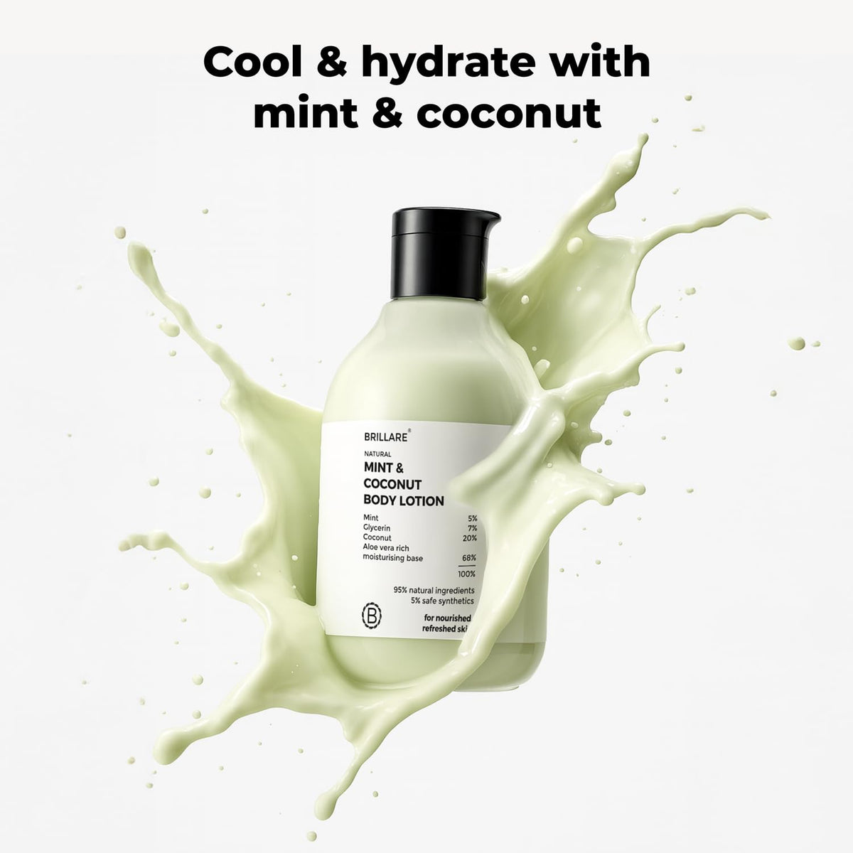 Brillare - Mint & Coconut Body Lotion 200ml - Nexus hair