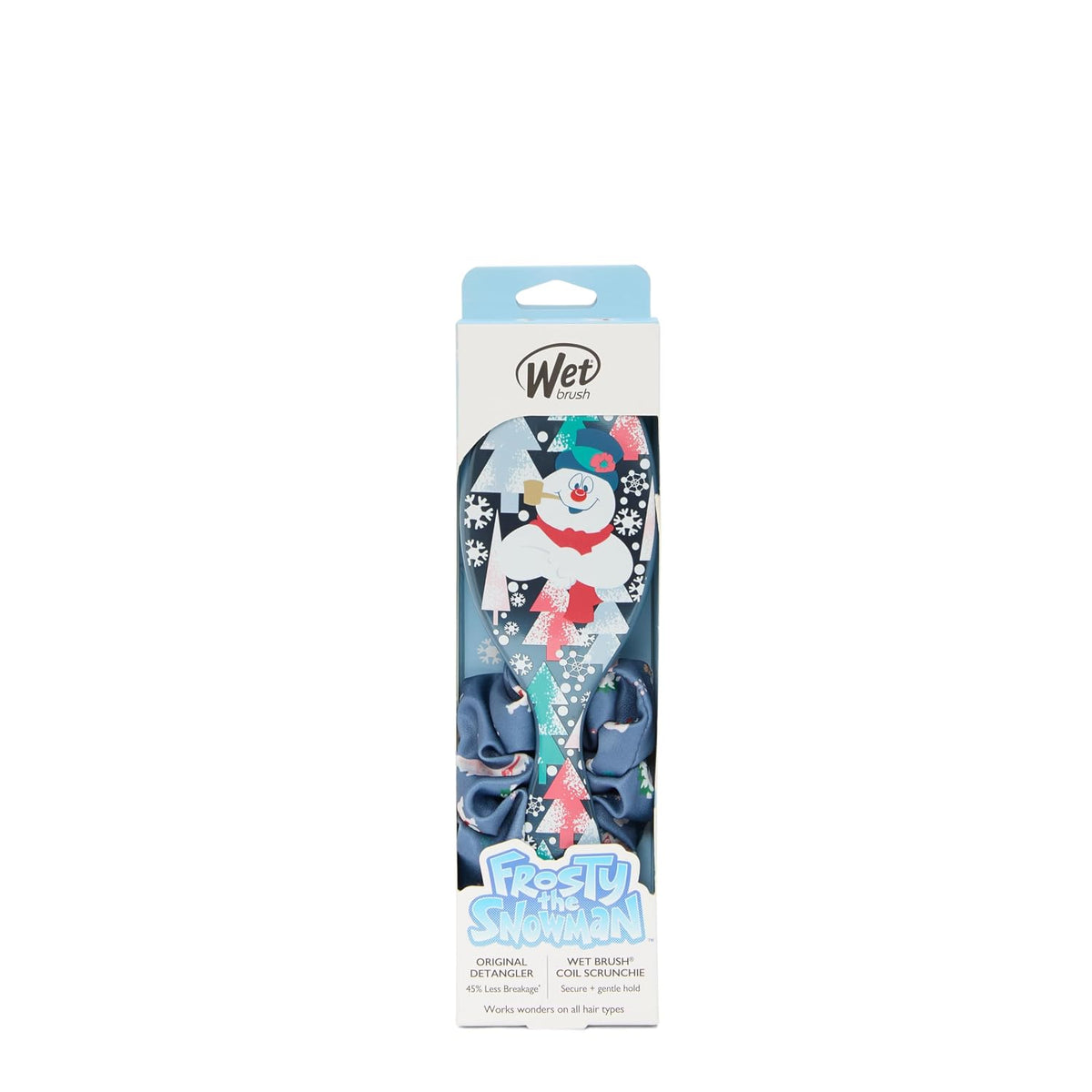 Wet Brush - Holiday Joyeux Frosty Detangler C Scrunchie Kit