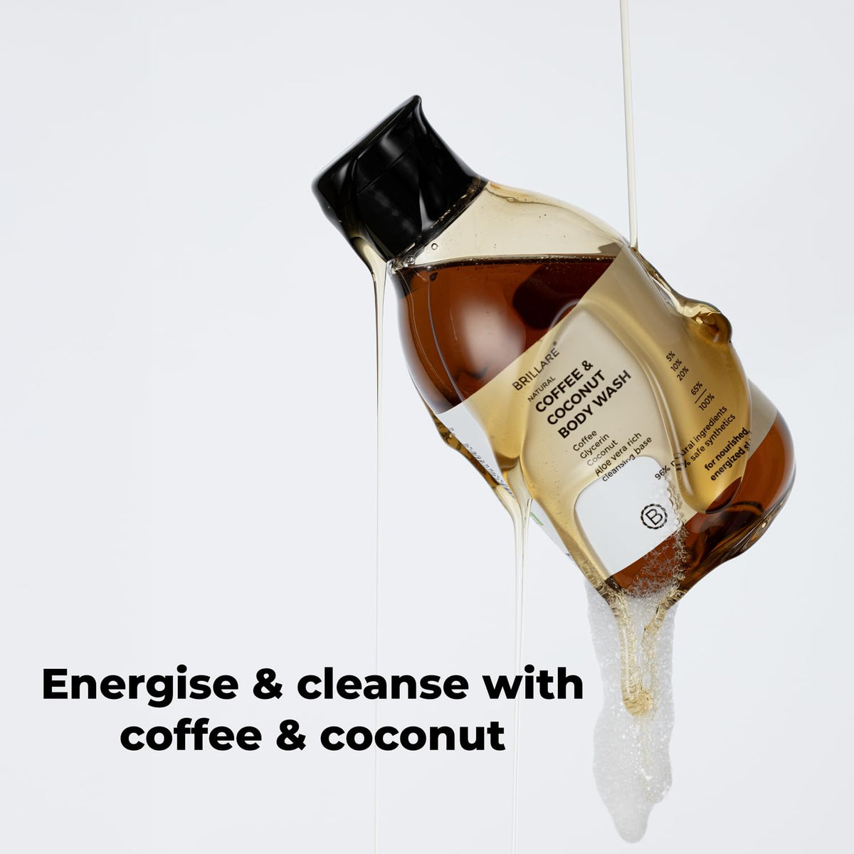 Brillare - Coffee & Coconut Body Wash For Energized & Moisturised Skin 200ml - Nexus hair