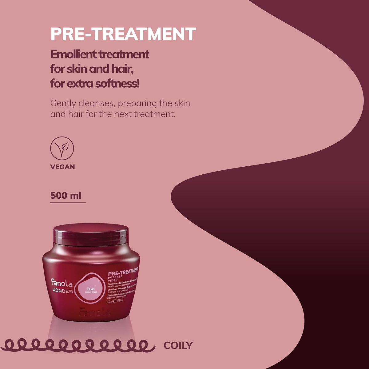 Fanola - Wonder Extra Care Curl Pre-Treatment 500ml