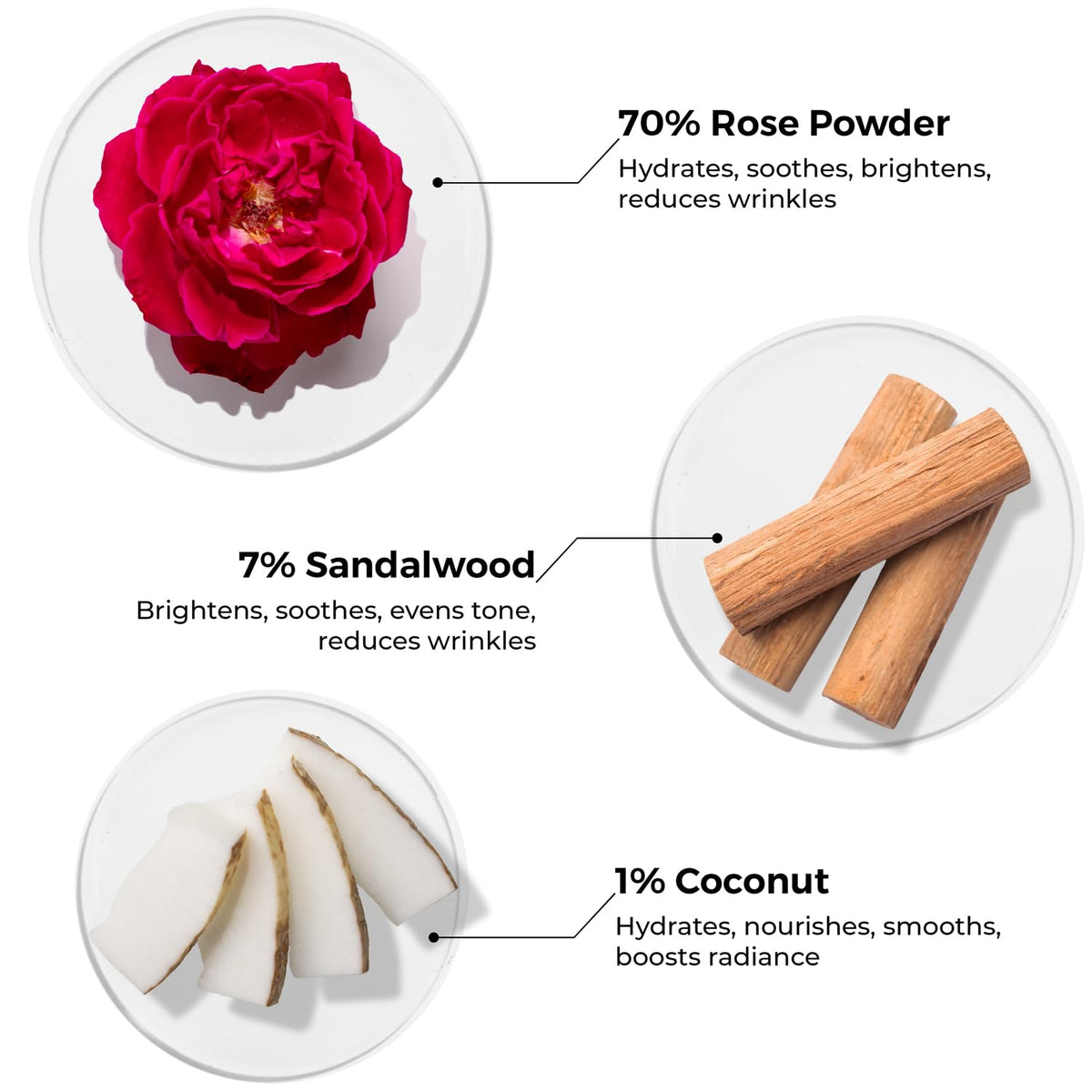 Brillare - Rose Powder Face Wash For Youthful Skin 30g - Nexus hair