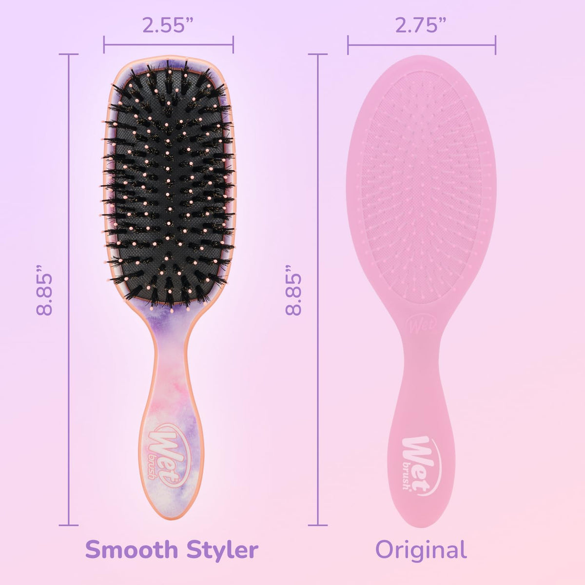 Wet Brush - Original Shine Enhancer Detangler Colourwash Water Mark