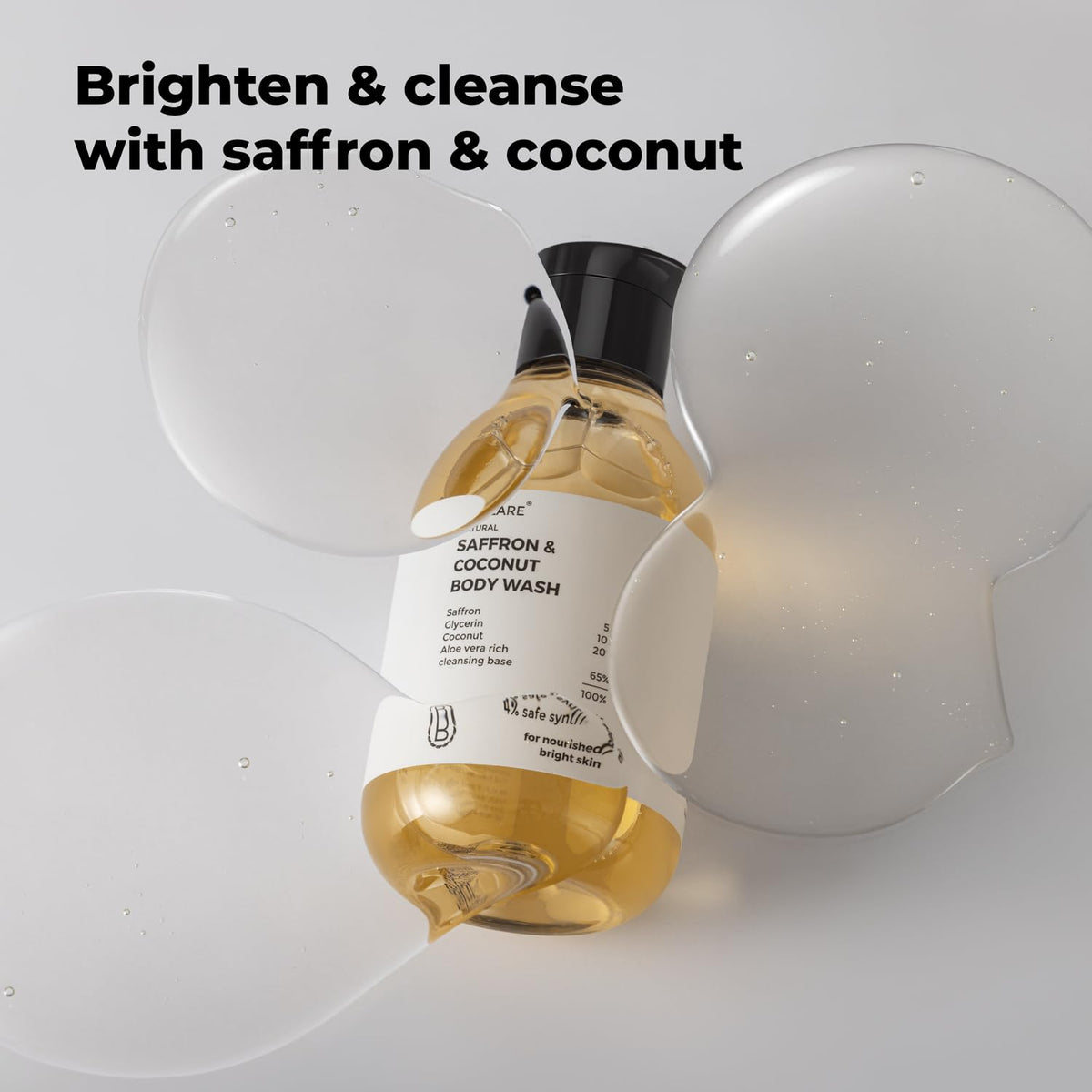 Brillare - Saffron & Coconut Body Wash 200ml - Nexus hair