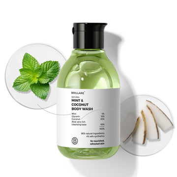 Brillare - Mint & Coconut Body Wash 200ml - Nexus hair
