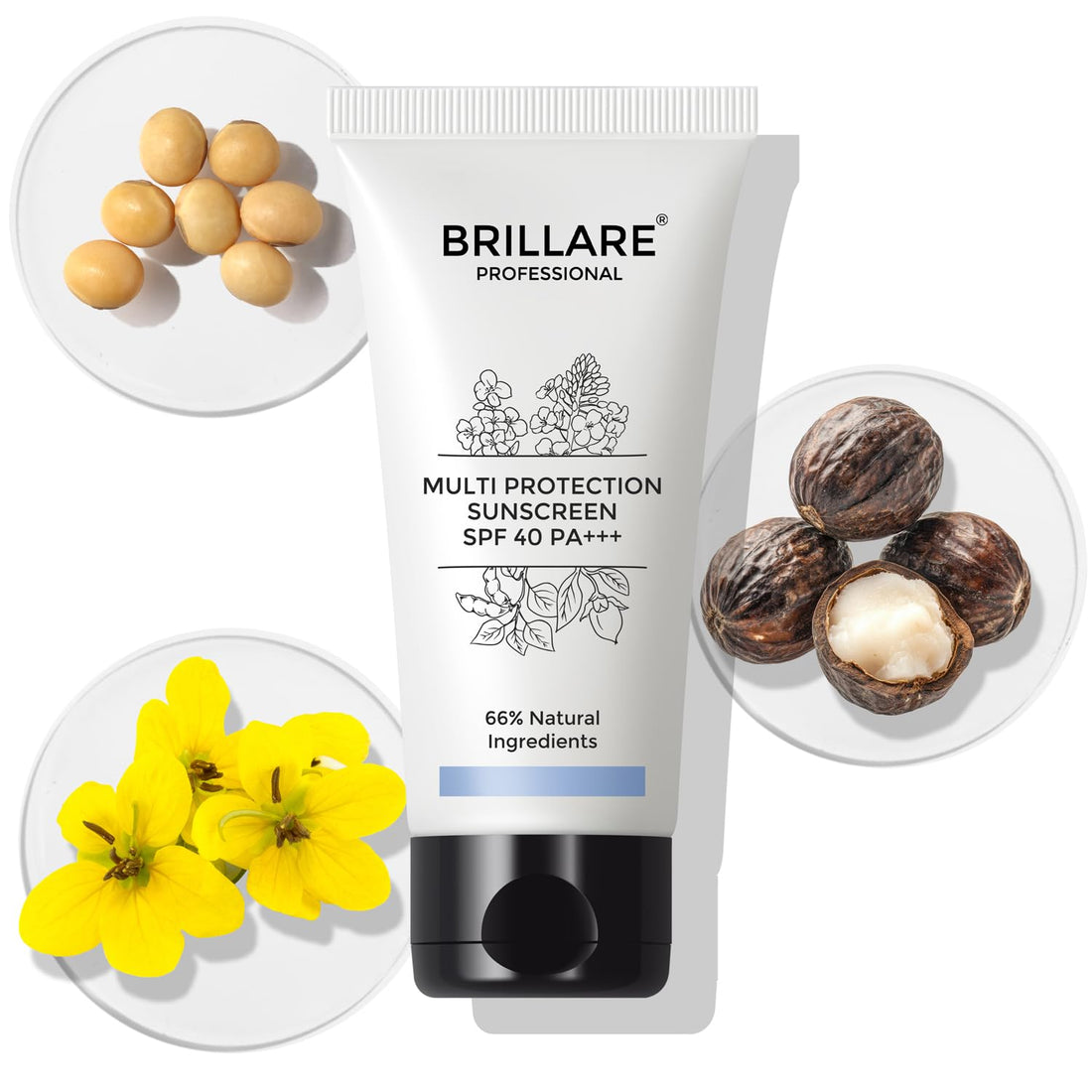 Brillare - Multi-Protection Sunscreen SPF 40 50g - Nexus hair
