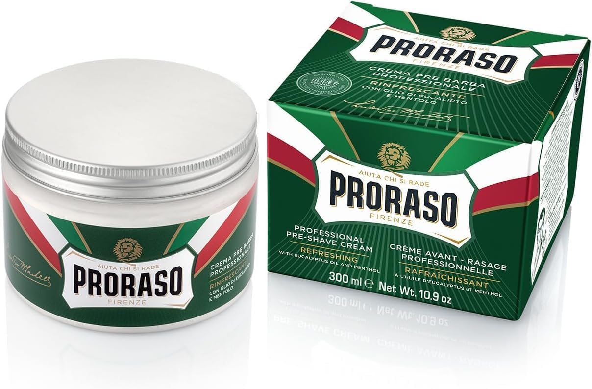 Proraso - Professional Pre-Shave Cream Jar Green 300g