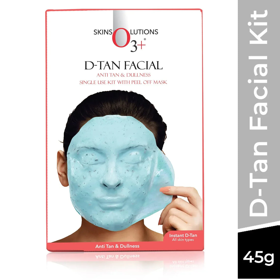 O3+ D-Tan Anti-Tan & Dullness Peel Off Mask Facial Kit 45 g - Nexus hair