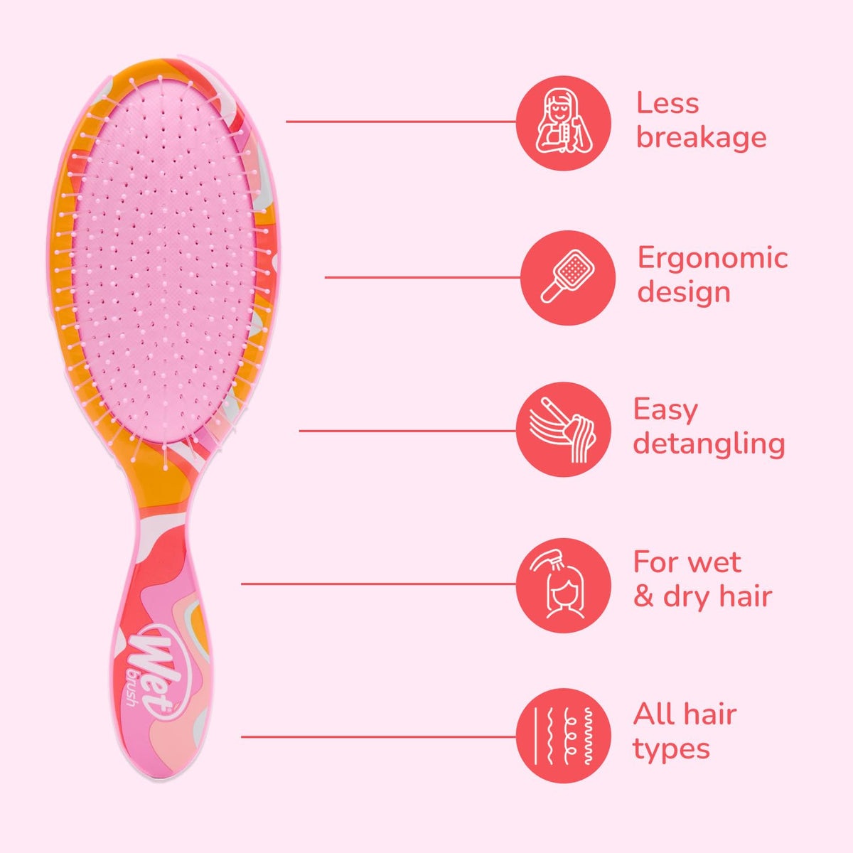 Wet Brush - Endless Summer Detangler Ice Cream