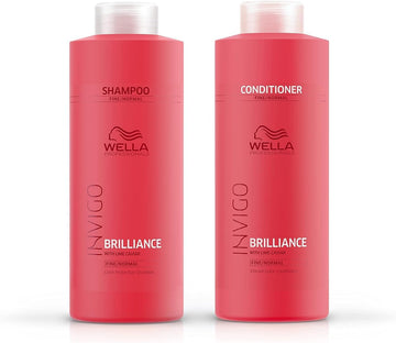 Wella Professionals - Invigo Color Brilliance Shampoo & Conditioner Duo 1000ml Bundle