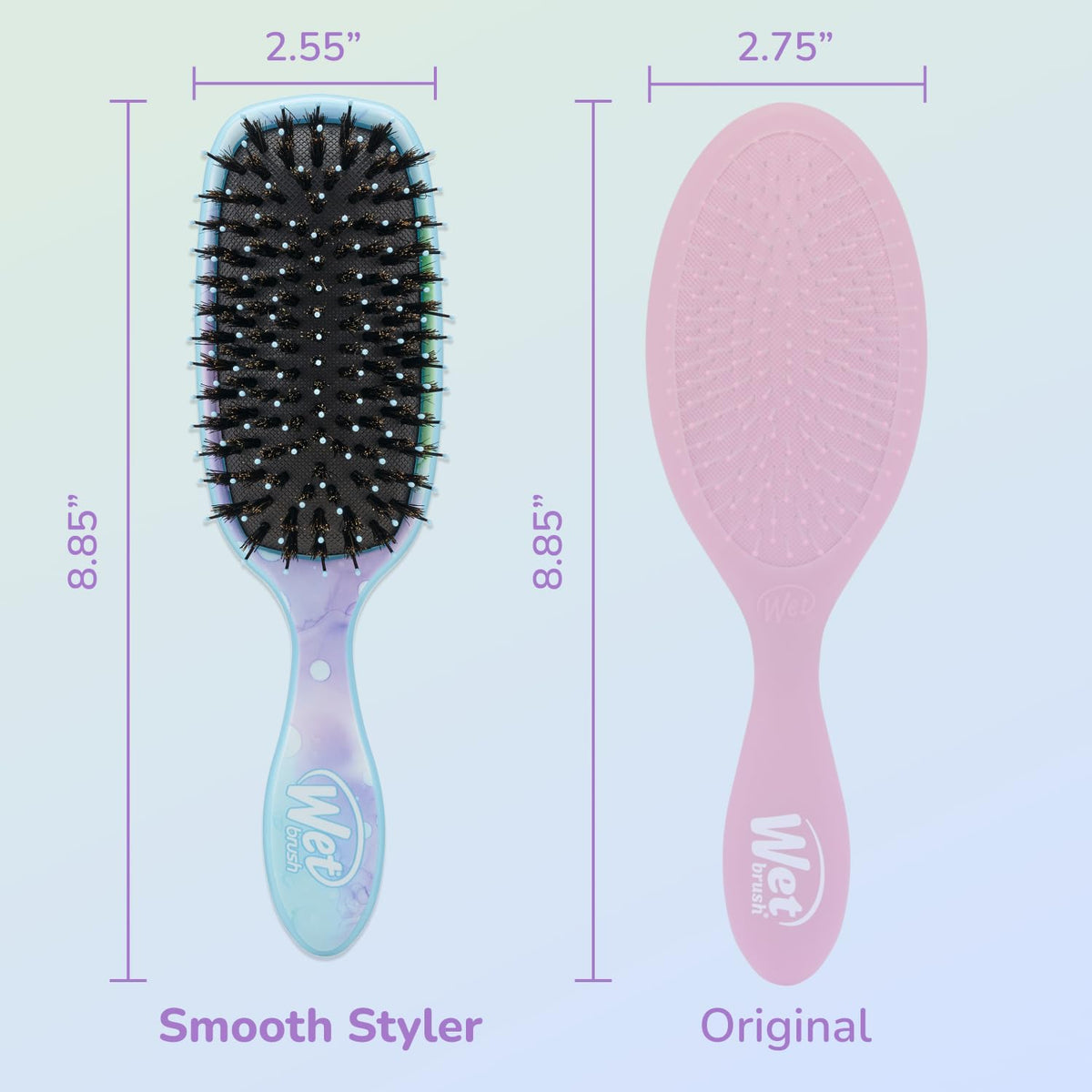 Wet Brush - Original Shine Enhancer Detangler Colourwash Splatter