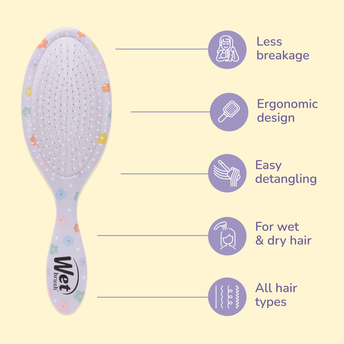 Wet Brush - Hello Disney Detangler Daisy