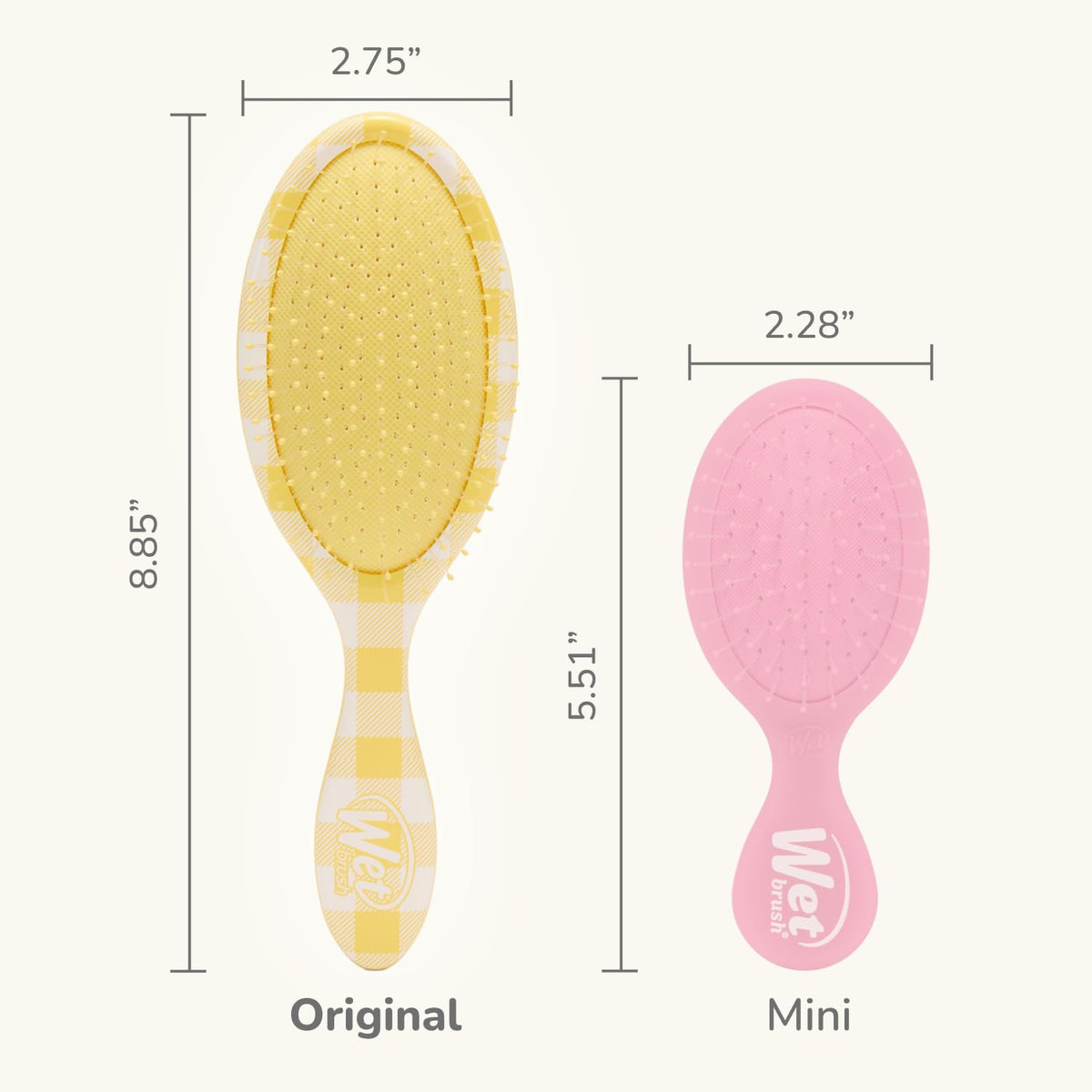 Wet Brush - Coastal Charm Detangler Golden Gingham