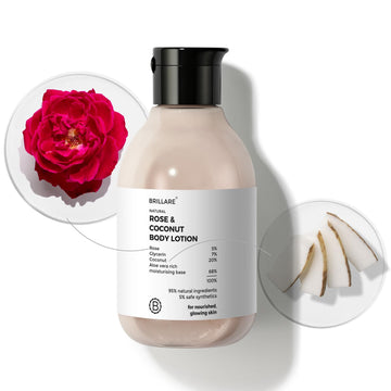 Brillare - Rose & Coconut Body Lotion 200ml - Nexus hair