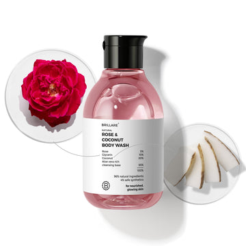 Brillare - Rose & Coconut Body Wash 200ml - Nexus hair