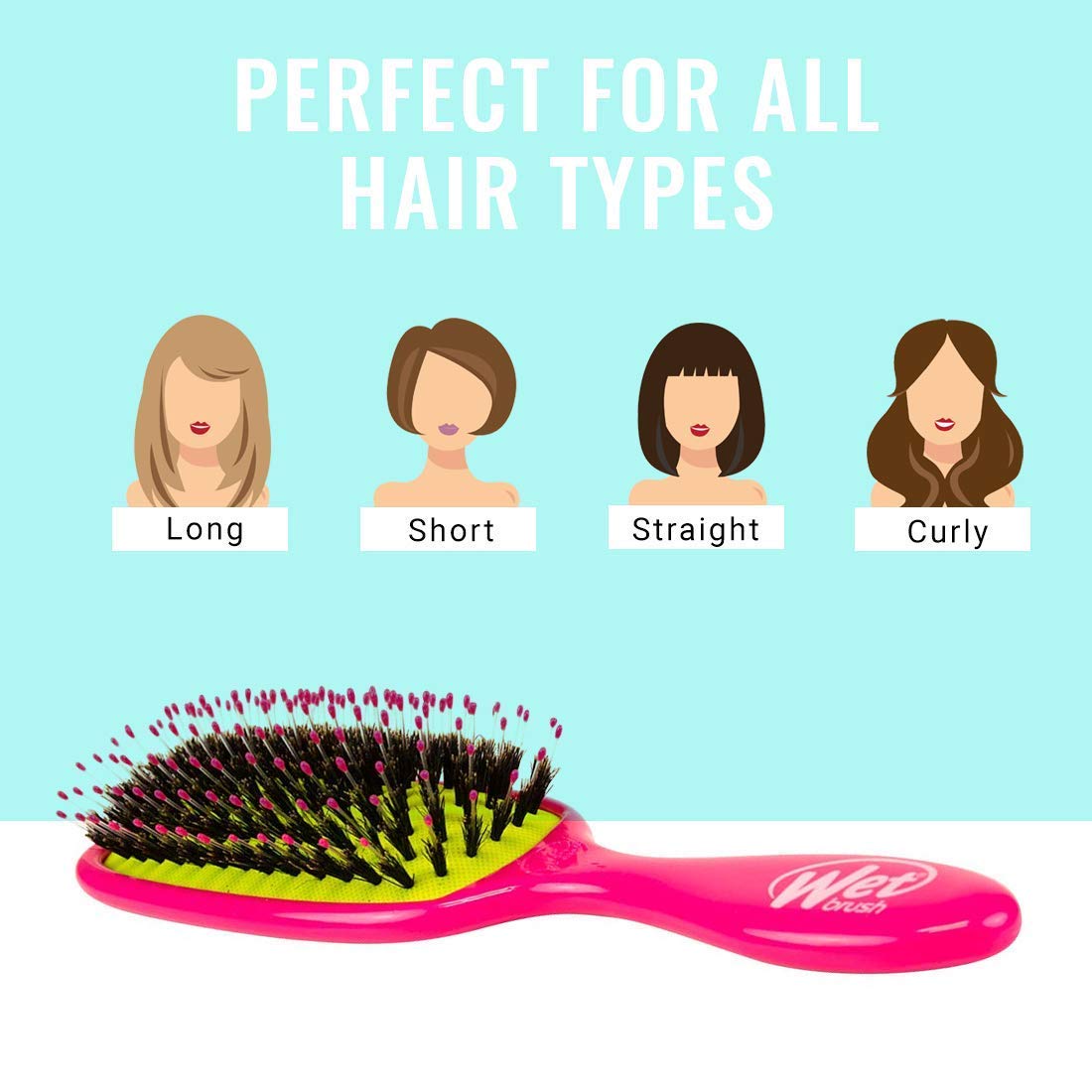 Wet Brush - Original Shine Enhancer Detangler Sky