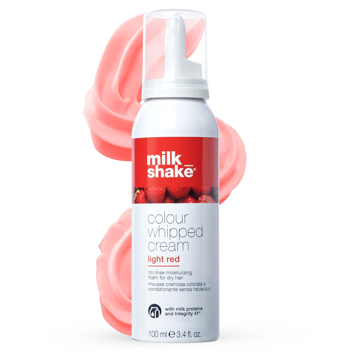 Milk Shake - Coloured Whipped Cream Light Red 100ml