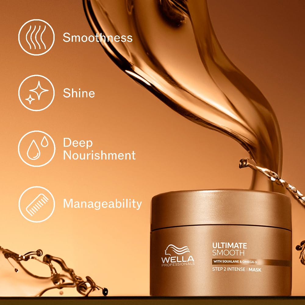 Wella Professionals - Ultimate Smooth Shampoo, Conditioner & Mask Trio Bundle