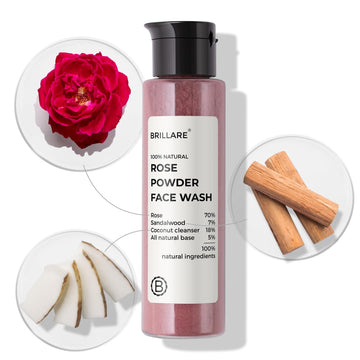 Brillare - Rose Powder Face Wash For Youthful Skin 30g - Nexus hair