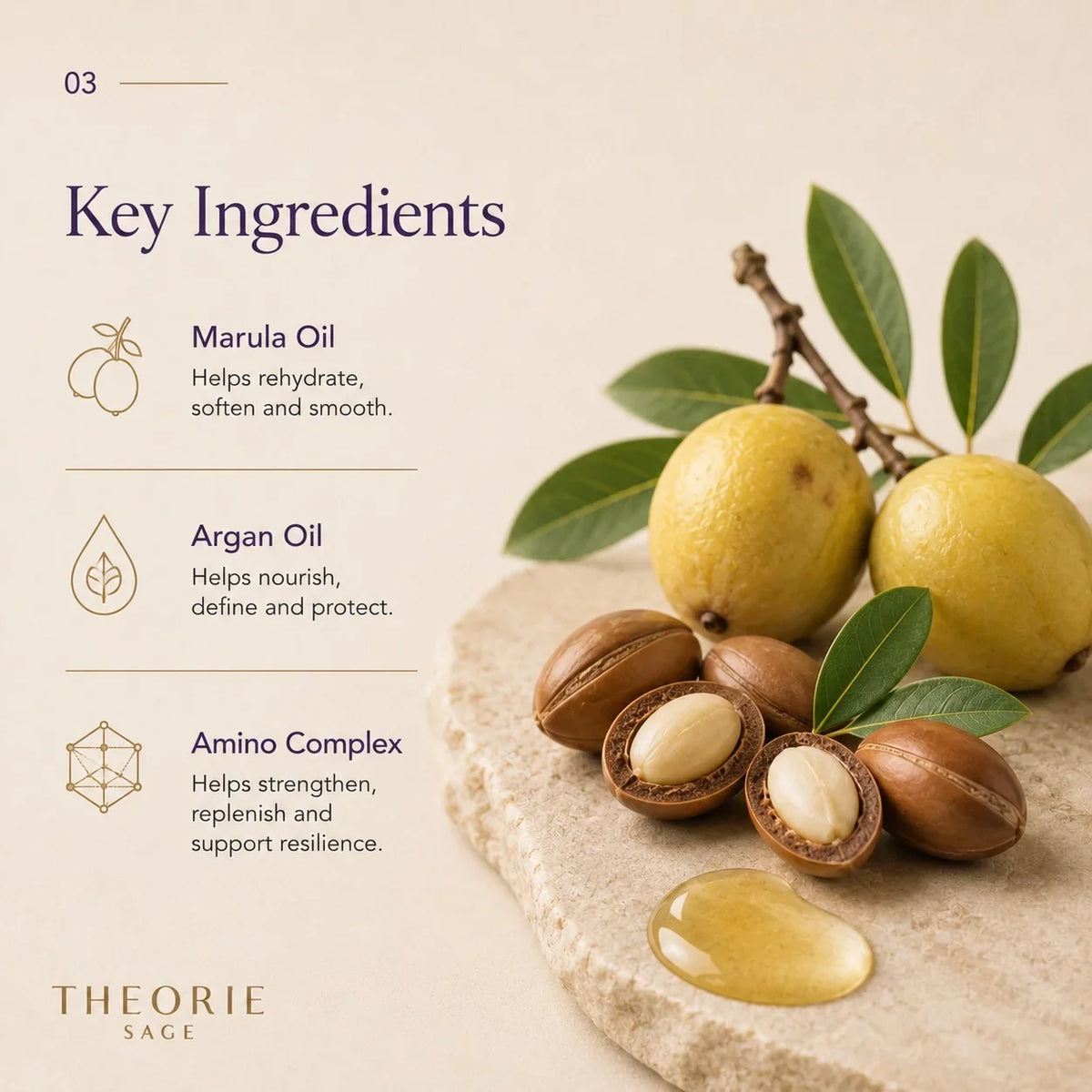 Theorie - Marula Oil Sulphate Free Shampoo 800ml