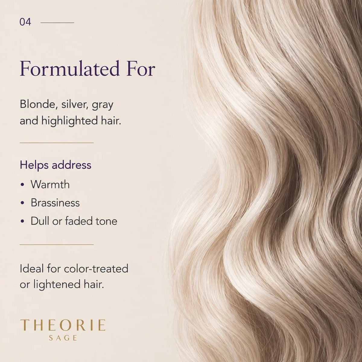 Theorie - Purple Sage Blonde Conditioner 400ml