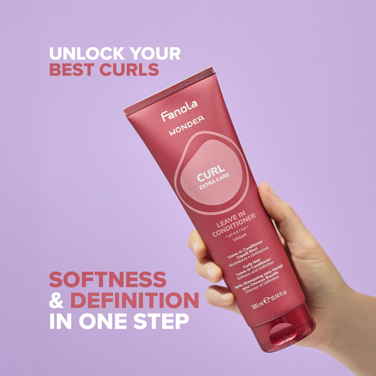 Fanola - Wonder Extra Care Curl Leave-In Conditioner 300ml