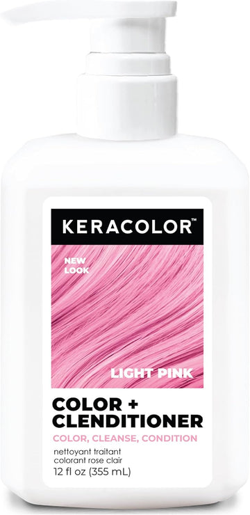 Keracolor - Color + Clenditioner Light Pink 355ml